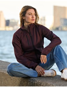 T-9101-Womens Stretch Fleece Jacket 2